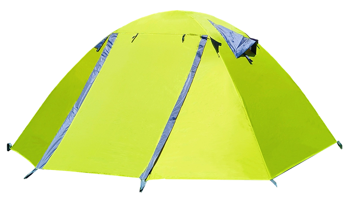 Vodotěsný lehký turistický stan pro 2-4 osoby