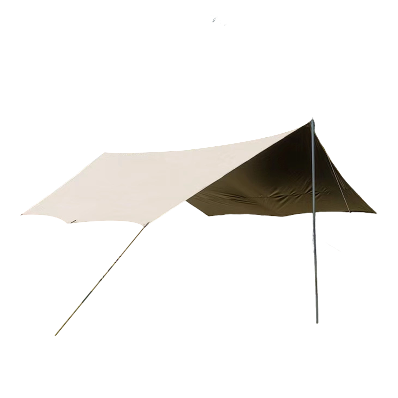 Outdoor Canopy z 150D Oxford tkaniny s titanově černou krycí plachtou